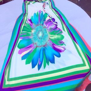 Floral summer maxi dress